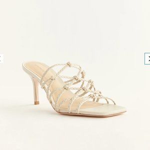 Reformation Mylo Braided Sandal - Brand New